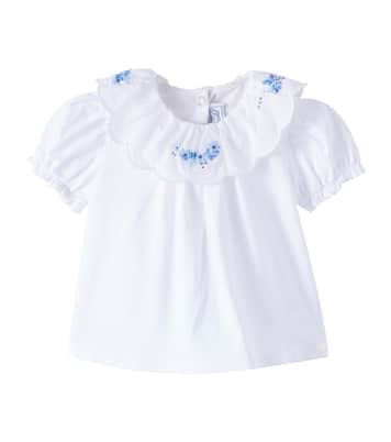 Besticktes Top aus Baumwolle | Tartine et Chocolat