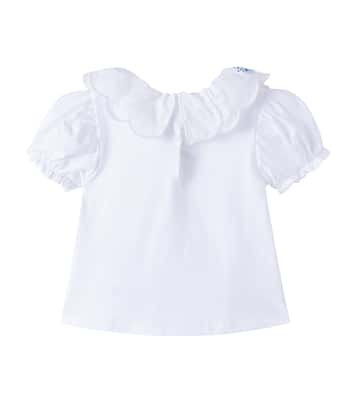 Besticktes Top aus Baumwolle | Tartine et Chocolat