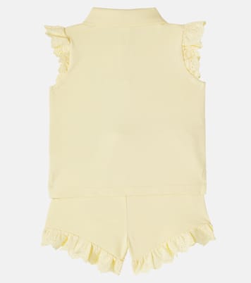 Bebé - set de top y shorts de piqué de algodón | Polo Ralph Lauren Kids