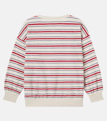 Itty striped cotton-blend terry sweatshirt | Konges Sløjd