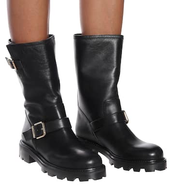 Biker II leather boots | Jimmy Choo