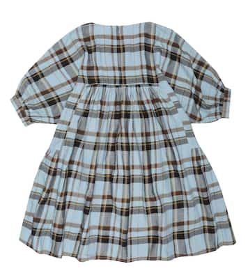 Vestido Maude de algodón de cuadros | Morley