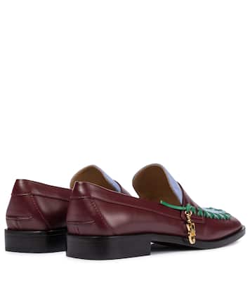 Stitch leather loafers | JW Anderson