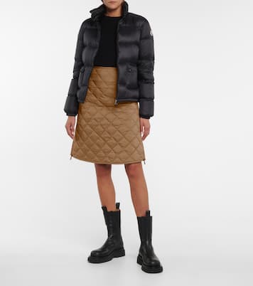 Quilted high-rise down skirt | Moncler