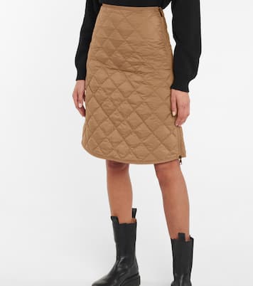 Quilted high-rise down skirt | Moncler