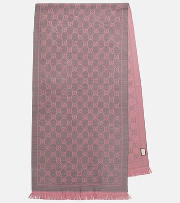 Sciarpa in jacquard GG di lana | Gucci