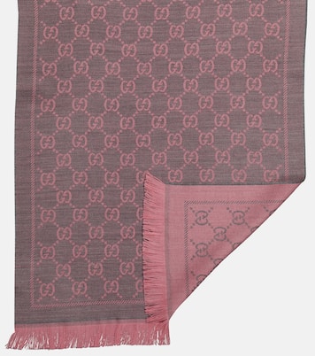 Sciarpa in jacquard GG di lana | Gucci