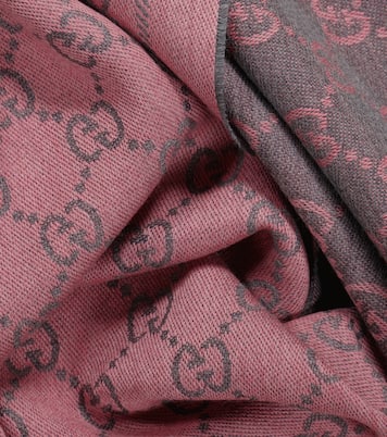 Sciarpa in jacquard GG di lana | Gucci