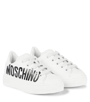 Sneakers aus Leder mit Logo | Moschino Kids