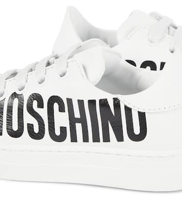 Sneakers aus Leder mit Logo | Moschino Kids
