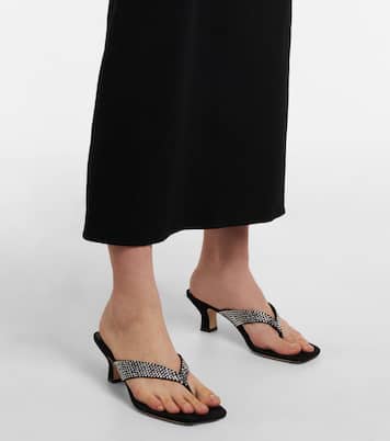 Embellished sandals | Paris Texas