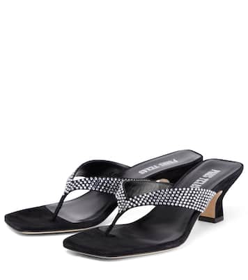 Embellished sandals | Paris Texas