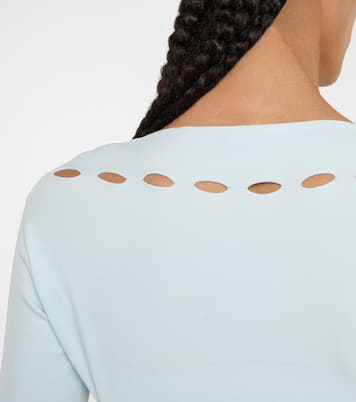 Bolero in tessuto tecnico con cut-out | Alaïa
