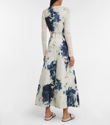 Abito midi tie-dye con cut-out | Chloé