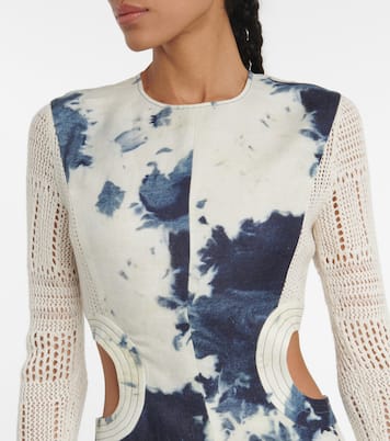 Abito midi tie-dye con cut-out | Chloé