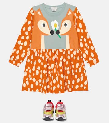 Abito in cotone con stampa | Stella McCartney Kids