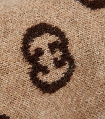 Interlocking G mohair-blend dog sweater | Gucci