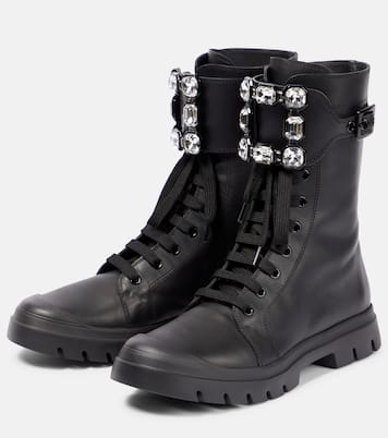 Schnürstiefel Viv' Walky aus Leder | Roger Vivier