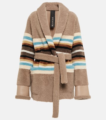 Shearling cardigan | Blancha