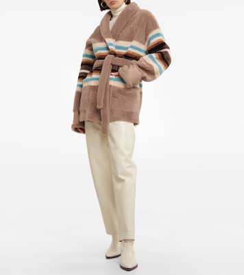 Shearling cardigan | Blancha
