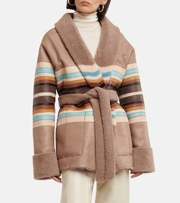 Shearling cardigan | Blancha