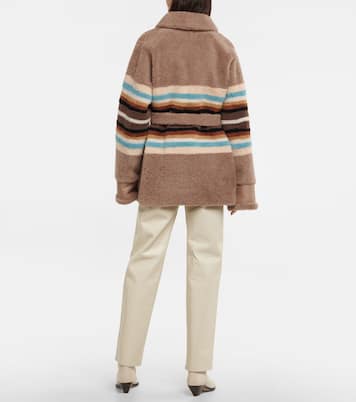 Shearling cardigan | Blancha