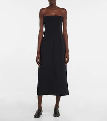 Strapless midi dress | The Row