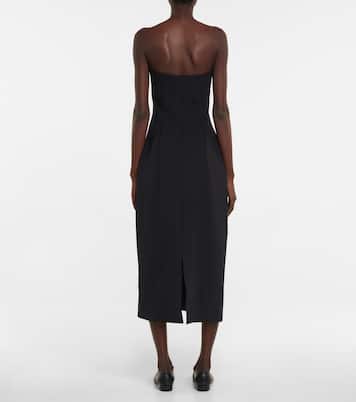 Strapless midi dress | The Row