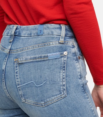 Kimmie mid-rise slim-leg jeans | 7 For All Mankind