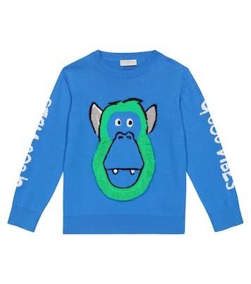 Jersey de algodón en punto intarsia | Stella McCartney Kids