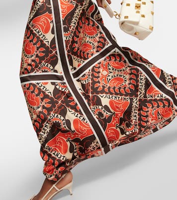 Abito lungo Mini Bandana in seta | Valentino