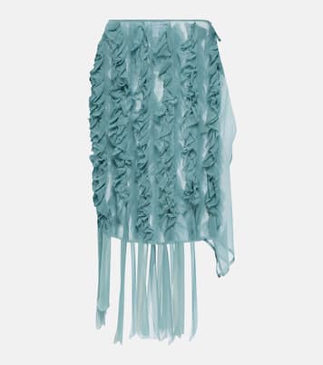 Ruffle-trimmed miniskirt | Dries Van Noten
