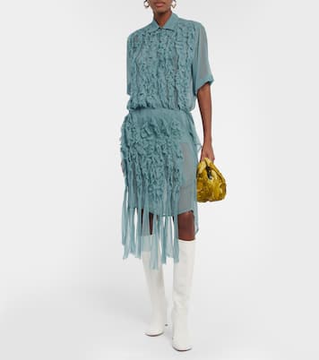 Ruffle-trimmed miniskirt | Dries Van Noten