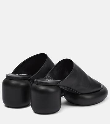 Mules à plateau en cuir | Jil Sander