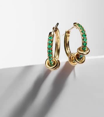 Boucles d’oreilles Ara en or 18 ct et émeraudes | Spinelli Kilcollin