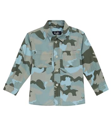 Veste en coton mélangé à motif camouflage | Il Gufo
