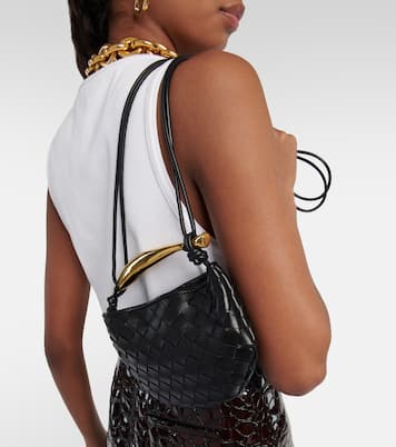 Sac Sardine Baby Intrecciato en cuir | Bottega Veneta