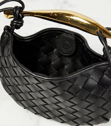 Sac Sardine Baby Intrecciato en cuir | Bottega Veneta