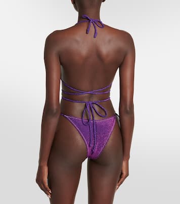 Miami Lurex® triangle bikini top | Reina Olga
