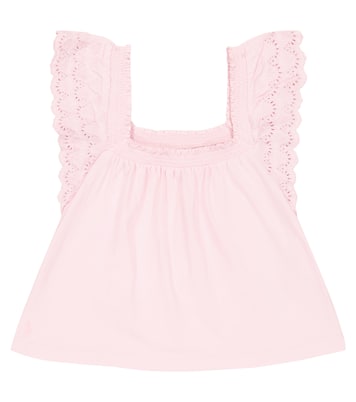 Top in cotone con ricamo | Polo Ralph Lauren Kids