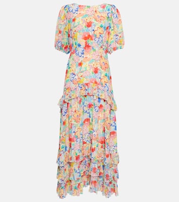 Vestido largo Shireen floral | Rixo