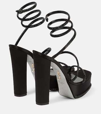 Cleo embellished platform sandals 130 | Rene Caovilla