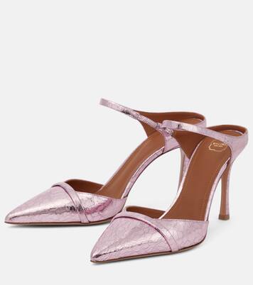 Mules Uma 90 en cuir embossé | Malone Souliers