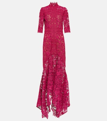 Kalissa guipure lace gown | Costarellos