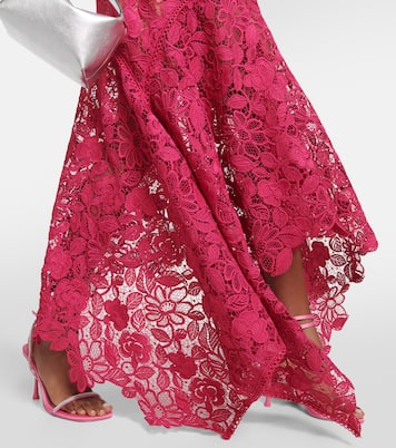 Kalissa guipure lace gown | Costarellos
