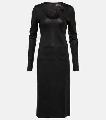 Vestido midi Jurgen de piel | Stouls
