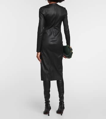 Vestido midi Jurgen de piel | Stouls
