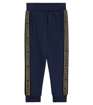 Pantalones deportivos de algodón | Balmain Kids