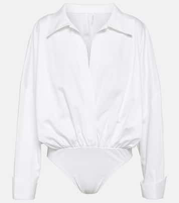 Oversized cotton bodysuit | Norma Kamali