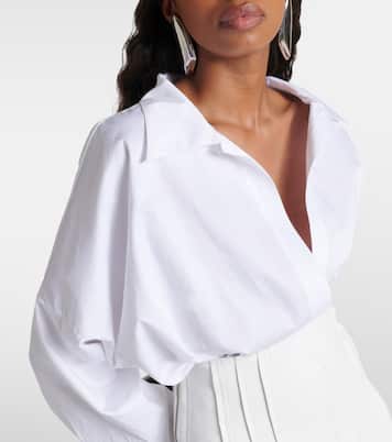Oversized cotton bodysuit | Norma Kamali